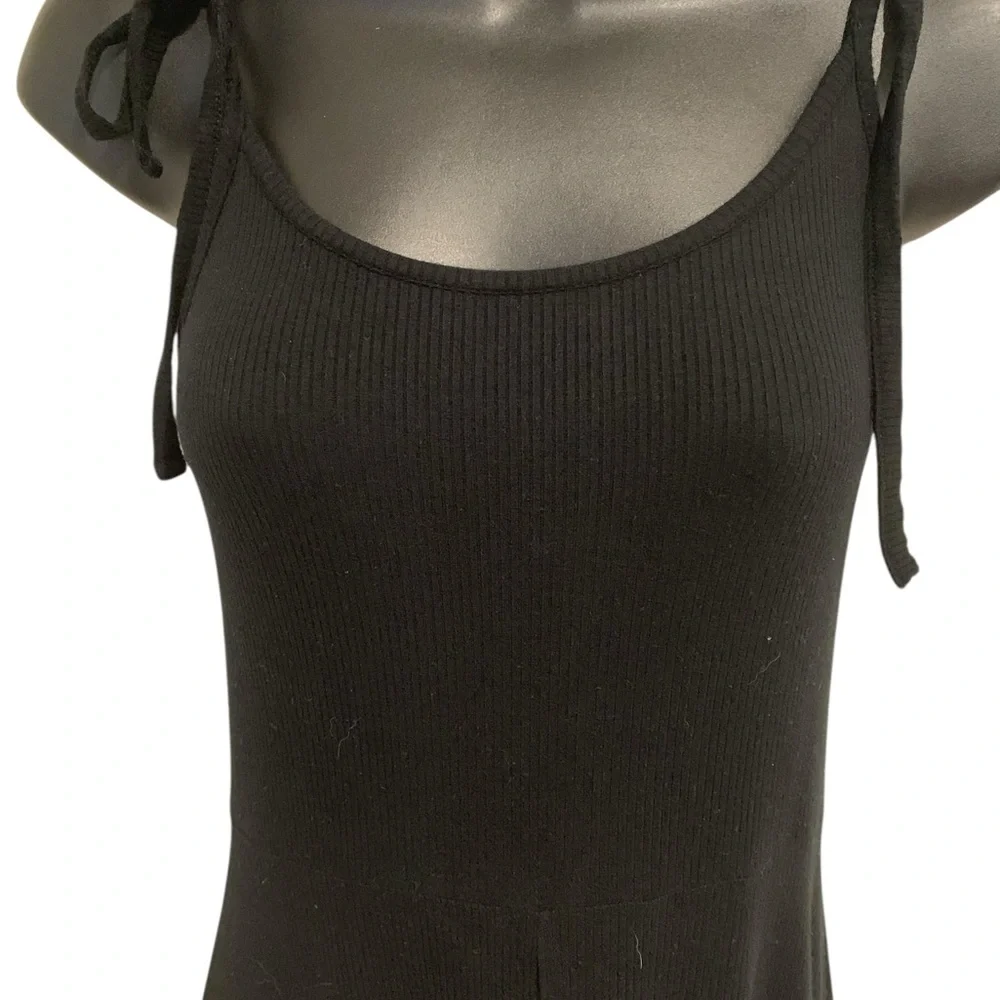 Maternity DressGAP Black Spaghetti Strap Dress Flowy Full Hem. maternity Dress